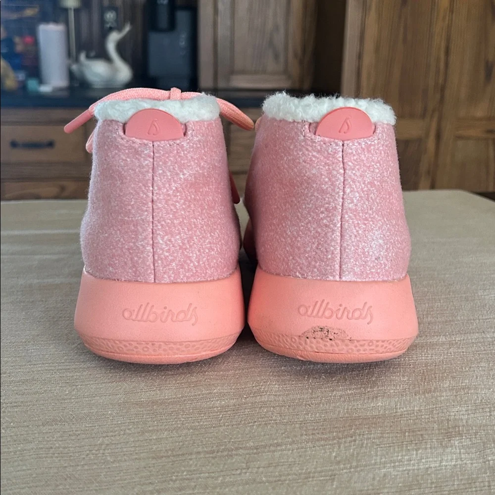 Allbirds Women's Pink High-Top‎ Shoes Sherpa